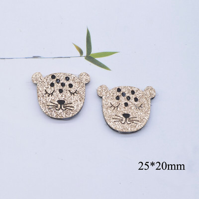 10kom crtanih životinja Lisica Mačka Leopard Jelen Aplikacija za DIY odjeću Šeširi Cipele Dekorativne zakrpe Pokrivala za kosu Štipaljke za kosu Dodaci za mašne