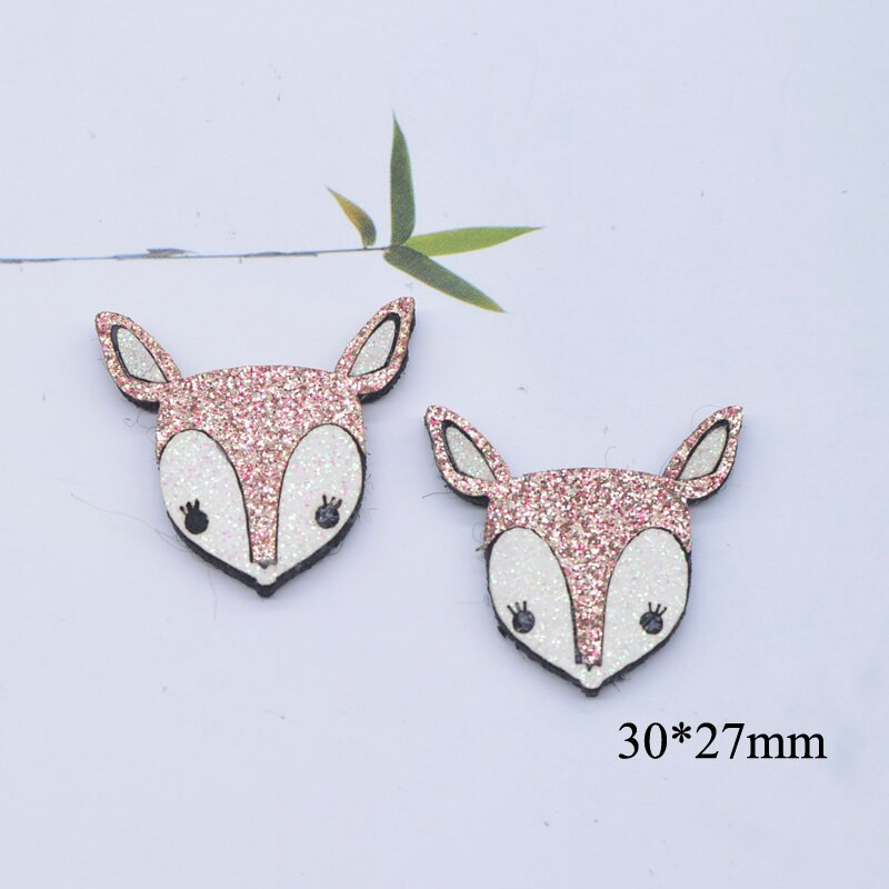 10kom crtanih životinja Lisica Mačka Leopard Jelen Aplikacija za DIY odjeću Šeširi Cipele Dekorativne zakrpe Pokrivala za kosu Štipaljke za kosu Dodaci za mašne