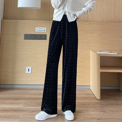   Φαρδύ γυναικείο παντελόνι - με κορδόνια