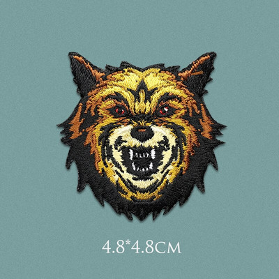 Životinja Lav Vuk Medvjed Vepar Tiger Serise Vez Naljepnice za rupe za popravak Uradi sam Donja jakna Plima Jakna Traperice Naljepnice za tkanine