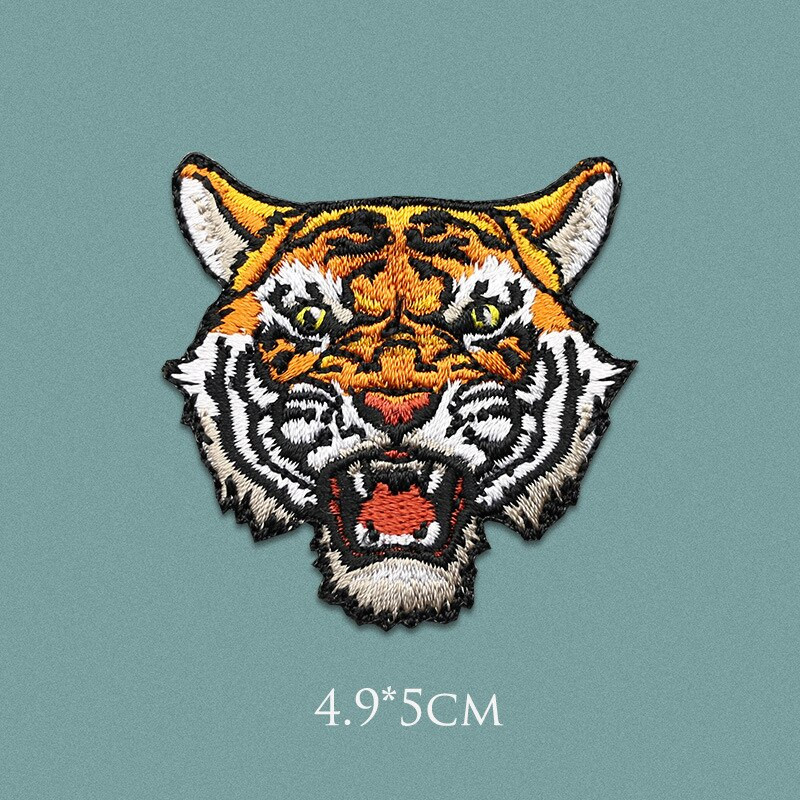 Životinja Lav Vuk Medvjed Vepar Tiger Serise Vez Naljepnice za rupe za popravak Uradi sam Donja jakna Plima Jakna Traperice Naljepnice za tkanine