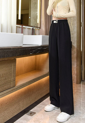 Дамски широк панталон в два цвята