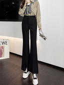 Γυναικείο παντελόνι Charleston με σκίσιμο