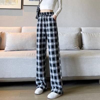 Φαρδύ παντελόνι με κορδόνια και τσέπη