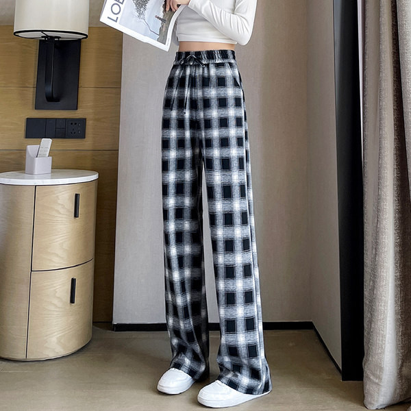 Φαρδύ παντελόνι με κορδόνια και τσέπη