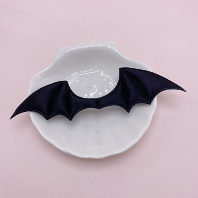 30Pcs/Παρτίδα 13,5**4cm Black Red Demon Bat Appliques For DIY Halloween Costume Vampire Hairpin Patches