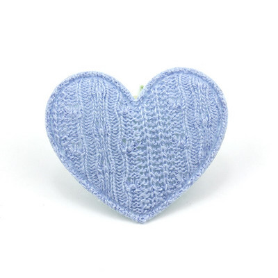 30 bucăți 4,5 cm tricot din lână aplicații căptușite cu inimă pentru căptușeală pentru ac de păr Decor Artizanat DIY Îmbrăcăminte ornamente Accesorii