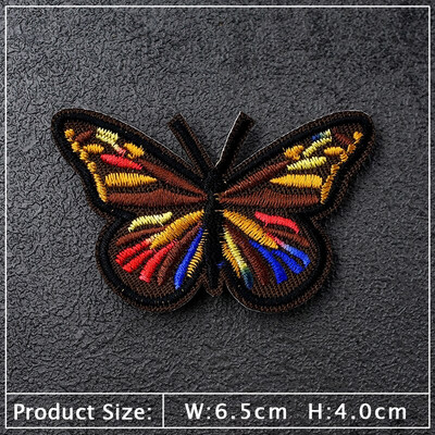 Liblika triikraud plaastritel Tikand Aplikatsioon Riided Õmblustarbed Dekoratiivsed märgid Värv