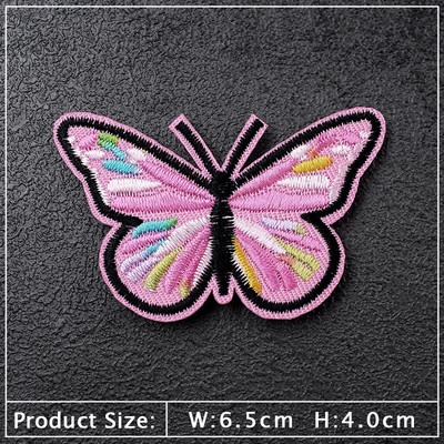 Liblika triikraud plaastritel Tikand Aplikatsioon Riided Õmblustarbed Dekoratiivsed märgid Värv