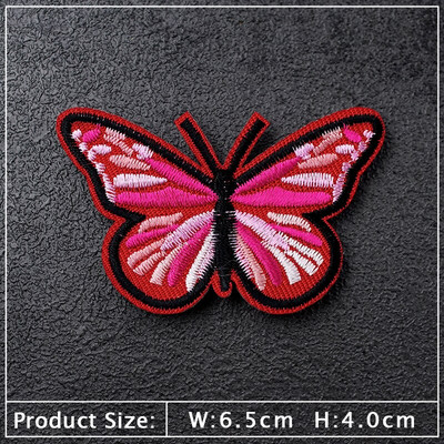 Liblika triikraud plaastritel Tikand Aplikatsioon Riided Õmblustarbed Dekoratiivsed märgid Värv