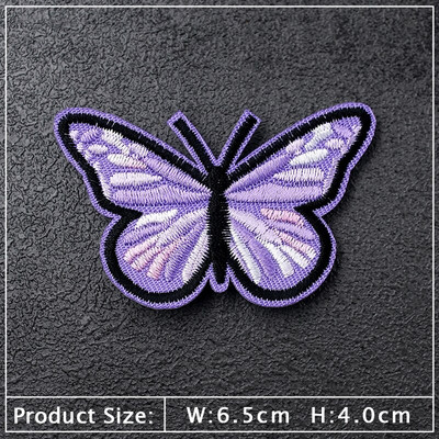 Liblika triikraud plaastritel Tikand Aplikatsioon Riided Õmblustarbed Dekoratiivsed märgid Värv