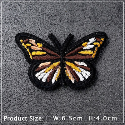 Liblika triikraud plaastritel Tikand Aplikatsioon Riided Õmblustarbed Dekoratiivsed märgid Värv