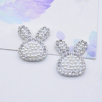 15 kom/mješanih bisernih leptir leptir mašna zakrpe sa vještačkim dijamantom Heat Crwon samoljepljive zakrpe s aplikacijom za odjeću Traka za kosu Nabavka odjeće