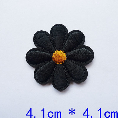 10 bucăți broderie margaretă flori de floarea-soarelui cusut fier pe patch-uri insigne margaretă pentru rochii geantă pălărie blugi haine aplice artizanat