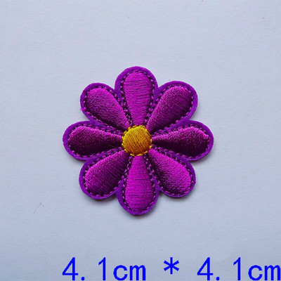 10 bucăți broderie margaretă flori de floarea-soarelui cusut fier pe patch-uri insigne margaretă pentru rochii geantă pălărie blugi haine aplice artizanat