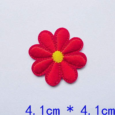 10 bucăți broderie margaretă flori de floarea-soarelui cusut fier pe patch-uri insigne margaretă pentru rochii geantă pălărie blugi haine aplice artizanat
