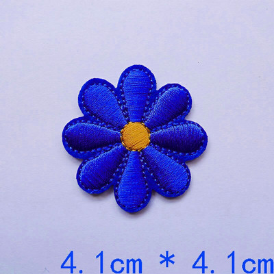 10 bucăți broderie margaretă flori de floarea-soarelui cusut fier pe patch-uri insigne margaretă pentru rochii geantă pălărie blugi haine aplice artizanat