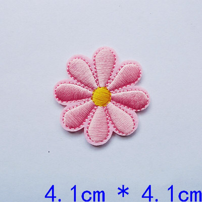 10 bucăți broderie margaretă flori de floarea-soarelui cusut fier pe patch-uri insigne margaretă pentru rochii geantă pălărie blugi haine aplice artizanat