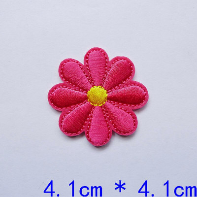 10 bucăți broderie margaretă flori de floarea-soarelui cusut fier pe patch-uri insigne margaretă pentru rochii geantă pălărie blugi haine aplice artizanat