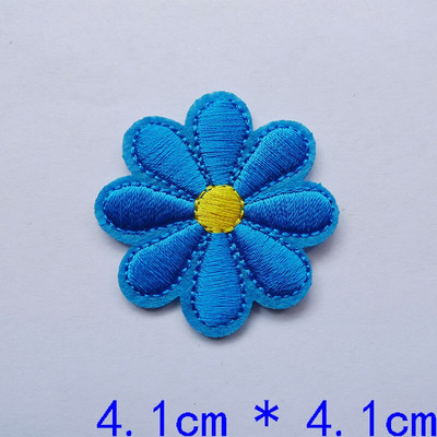 10 bucăți broderie margaretă flori de floarea-soarelui cusut fier pe patch-uri insigne margaretă pentru rochii geantă pălărie blugi haine aplice artizanat