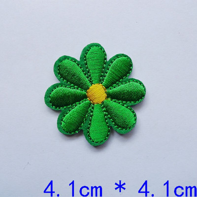 10 bucăți broderie margaretă flori de floarea-soarelui cusut fier pe patch-uri insigne margaretă pentru rochii geantă pălărie blugi haine aplice artizanat