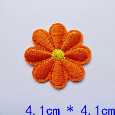 10 bucăți broderie margaretă flori de floarea-soarelui cusut fier pe patch-uri insigne margaretă pentru rochii geantă pălărie blugi haine aplice artizanat