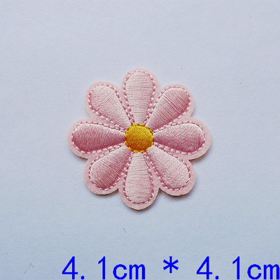 10 bucăți broderie margaretă flori de floarea-soarelui cusut fier pe patch-uri insigne margaretă pentru rochii geantă pălărie blugi haine aplice artizanat