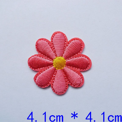 10 bucăți broderie margaretă flori de floarea-soarelui cusut fier pe patch-uri insigne margaretă pentru rochii geantă pălărie blugi haine aplice artizanat
