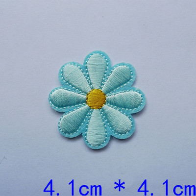10 bucăți broderie margaretă flori de floarea-soarelui cusut fier pe patch-uri insigne margaretă pentru rochii geantă pălărie blugi haine aplice artizanat