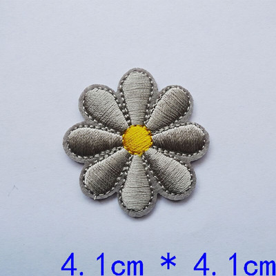 10 bucăți broderie margaretă flori de floarea-soarelui cusut fier pe patch-uri insigne margaretă pentru rochii geantă pălărie blugi haine aplice artizanat