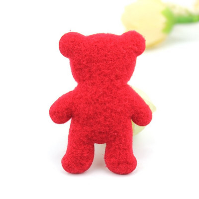 32Τμ. 3,5*5cm Διπλής όψης Furry Bear με επένδυση Απλικέ για ράψιμο ρούχων Παιδικά καλύμματα κεφαλής Διακοσμητικές χειροτεχνίες Αξεσουάρ στολίδι
