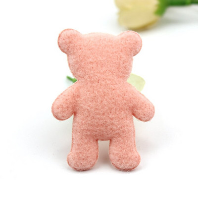 32Τμ. 3,5*5cm Διπλής όψης Furry Bear με επένδυση Απλικέ για ράψιμο ρούχων Παιδικά καλύμματα κεφαλής Διακοσμητικές χειροτεχνίες Αξεσουάρ στολίδι