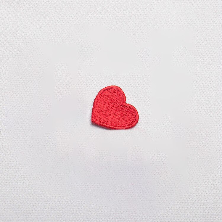 10 τμχ/παρτίδα Red Love Heart Embroidery Patch For Clothing Cute Motif Iron On Patches Διακοσμητικό ένδυμα σήμα DIY