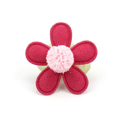 24db 2,6*5,2cm Nyúl virágok golyós párnázott rátét barkácsoláshoz hajcsatoló sapka fejfedő kézműves dekoráció dísz ruházat kiegészítők