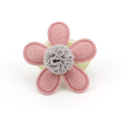 24db 2,6*5,2cm Nyúl virágok golyós párnázott rátét barkácsoláshoz hajcsatoló sapka fejfedő kézműves dekoráció dísz ruházat kiegészítők