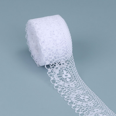 10 jardų nėrinių juostelė dvišaliai rankdarbiai, išsiuvinėti nėriniai audiniai, papuošimai nėrinių juostelėmis.