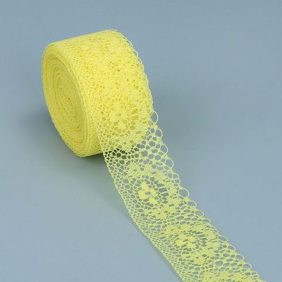 10 jardų nėrinių juostelė dvišaliai rankdarbiai, išsiuvinėti nėriniai audiniai, papuošimai nėrinių juostelėmis.