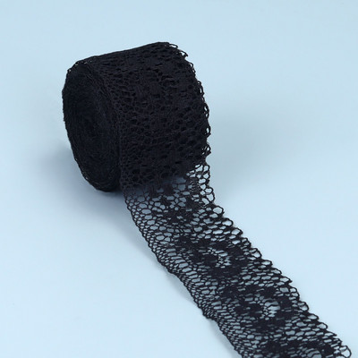 10 jardų nėrinių juostelė dvišaliai rankdarbiai, išsiuvinėti nėriniai audiniai, papuošimai nėrinių juostelėmis.