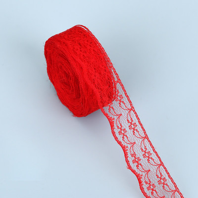 10 jardų nėrinių juostelė dvišaliai rankdarbiai, išsiuvinėti nėriniai audiniai, papuošimai nėrinių juostelėmis.