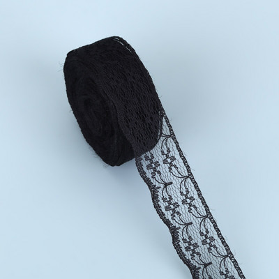 10 jardų nėrinių juostelė dvišaliai rankdarbiai, išsiuvinėti nėriniai audiniai, papuošimai nėrinių juostelėmis.