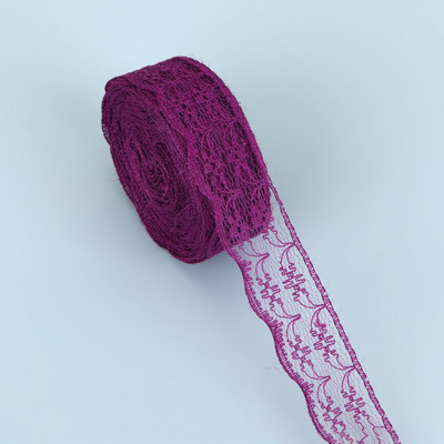 10 jardų nėrinių juostelė dvišaliai rankdarbiai, išsiuvinėti nėriniai audiniai, papuošimai nėrinių juostelėmis.