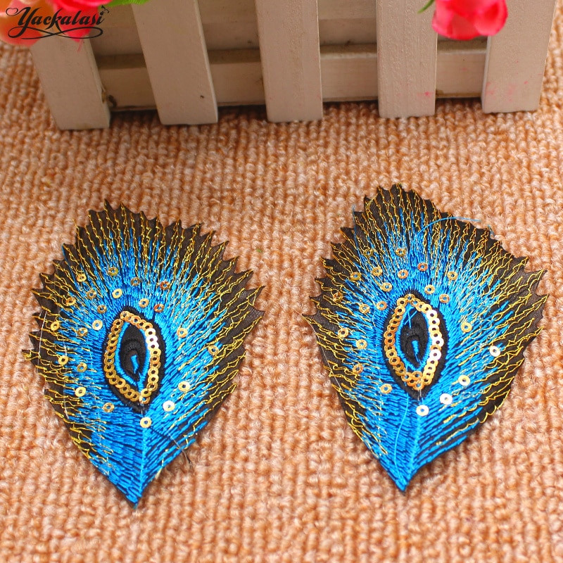 5 tükki litritega tikandid plaastrid, triigitud 3D pealekandtud pits, paabulinnu saba, mitmevärvilised lillekaunistused, 10,5*7 cm isetehtud