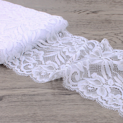15 cm plats mežģīņu audums, elastīga mežģīņu lente 1 metrs, DIY apģērbu šūšana, rokām darināta amatniecība