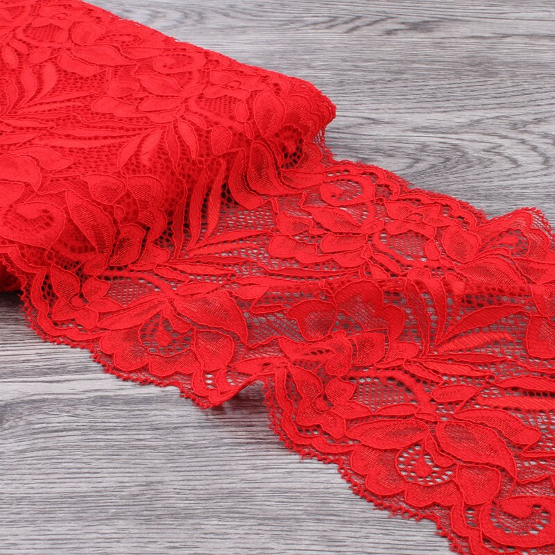 15 cm pločio nėrinių audinio elastinga nėrinių juosta 1 metras „pasidaryk pats“ drabužių siuvimas rankų darbo amatų nėrinių juosta