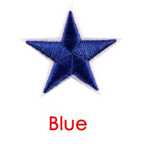 10 τμχ 9 χρώματα ασημί χρυσά κόκκινα αυτοκόλλητα ρούχα 5 αστέρια κέντημα απλικέ σίδερο σε μπαλώματα για ρούχα ρίγα σήμα στρατιωτικού στρατού