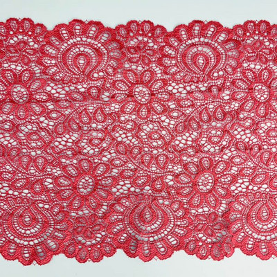 (3 metrai) 22 cm balti elastingi nėriniai Audinys prancūziški tuščiaviduriai apatiniai tamprūs nėriniai Trim DIY prancūziški tuščiaviduriai apatiniai