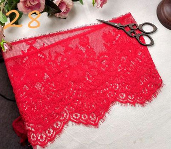 (3M/Lot) Prancūziškų nėrinių apdaila, siuvinėjimas, blakstienų nėriniai, „pasidaryk pats“ aksesuarai su adatomis Chantilly nėriniai „pasidaryk pats“ apatinio trikotažo nėriniai