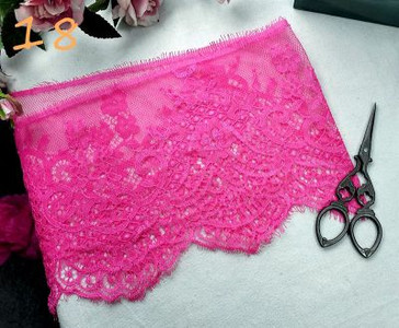 (3M/Lot) Prancūziškų nėrinių apdaila, siuvinėjimas, blakstienų nėriniai, „pasidaryk pats“ aksesuarai su adatomis Chantilly nėriniai „pasidaryk pats“ apatinio trikotažo nėriniai