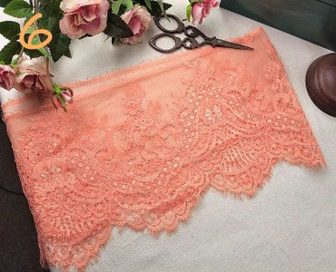 (3M/Lot) Prancūziškų nėrinių apdaila, siuvinėjimas, blakstienų nėriniai, „pasidaryk pats“ aksesuarai su adatomis Chantilly nėriniai „pasidaryk pats“ apatinio trikotažo nėriniai