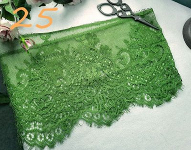 (3M/Lot) Prancūziškų nėrinių apdaila, siuvinėjimas, blakstienų nėriniai, „pasidaryk pats“ aksesuarai su adatomis Chantilly nėriniai „pasidaryk pats“ apatinio trikotažo nėriniai